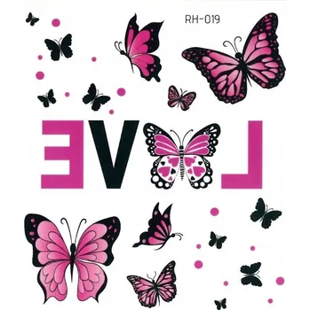Odstranitelné tetování Omyvatelné tetování pro děti MOTYLE RH019