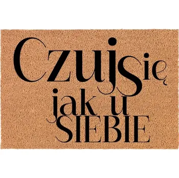 Rohožka VSTUPNÍ ROHOŽKA 60x40cm Kokosová - CIŤTE SE JAKO DOMA