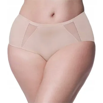 Kalhotky JULIMEX vysoké bezešvé kalhotky PEARL BÉŽOVÁ XXL