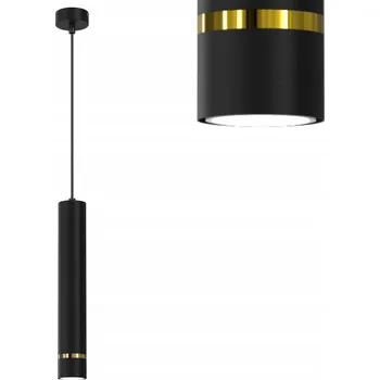 STROPNÍ SVÍTIDLO REFLEKTOR SPOT ČERNÁ ZLATÁ NASTAVITELNÁ LED GU10 ČESKÁ LAMPA