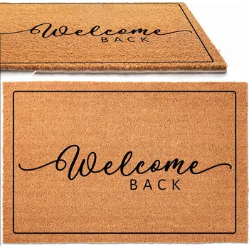 Kokosová rohožka venkovní na boty 40x60cm s potiskem Welcome