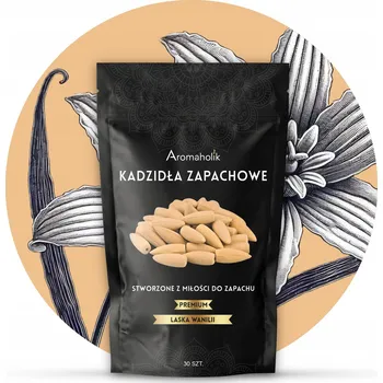 Vonná tyčinka Vonné tyčinky Aromaholik PŘÍRODNÍ VONNÉ TYČINKY XL - VANILKA, 30 ks