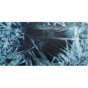 Obraz Protiskluzová podložka na psací stůl s potiskem Ledové vzory abstrakce 90x45 cm