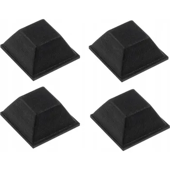 Vrták NOGA-G-KW/4 Gumová nožička samolepicí 12x12mm 4 ks