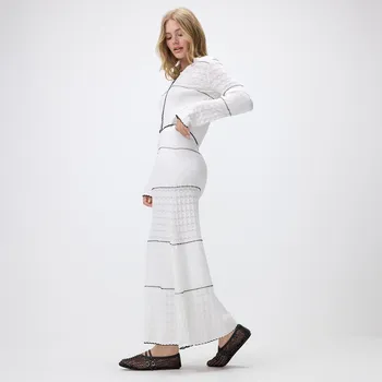 Dámská sukně Reserved - Úpletová maxi sukně - tělová - XV769-02X - XV769-02X-S