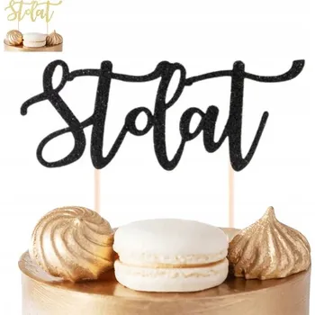 Obraz ZÁPICH DO DORTU STO LET ČERNÁ BROKÁTOVÁ NA OSLAVU NAROZENIN