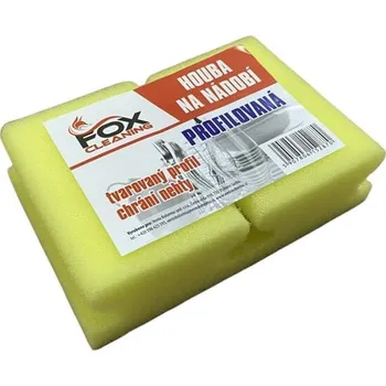 Fox cleaning kuchyňská profilovaná houba 2 ks