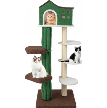 Nízký škrabák, vysoké škrabadlo, pelíšek, škrabací sloupek Costway 101 – 160 cm