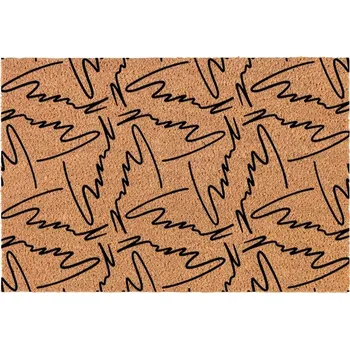 Rohožka KOKOSOVÁ ROHOŽKA PŘED DVEŘE 40X60 cm TRWAŁĄ ANTYPOŚLIZGOWA HIT VZOR