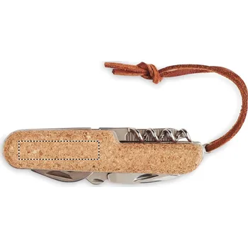 Multifunkční nůž Multifunkční kapesní nůž 5 FRONT, 8x35mm Laserové gravírování, 1 barva