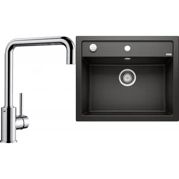 Granitový dřez Set RS Blanco Dalago 6 + Blanco Mili (antracit + chrom)