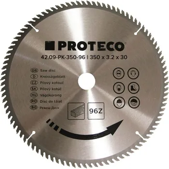 Pilový kotouč PROTECO kotouč pilový SK 350 x 3.2 x 30 | 96 zubů