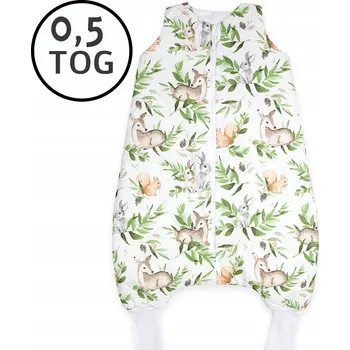 Zavinovačka LETNÍ Spací pytel s nohavicemi 56-68 XS 0,5 TOG BAVLNA 100% PRODUKT POLSKÝ