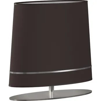 Stojací lampa Stolní lampa Bootes, 1x tmavě šedé/stříbrné textilní stínítko, ch