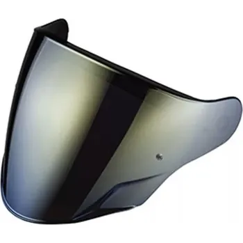 Helma na motorku Zlaté zrcadlové plexi pro helmu Flyon/Flyon II (propustnost světla 20/25%)