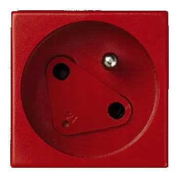 Elektrická zásuvka Elektrická Zásuvka podlahová krabice Kontakt-simon červená