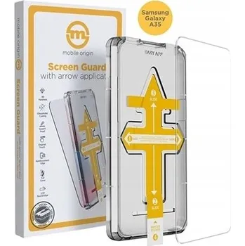 TVRZENÉ SKLO MOBILE ORIGIN S APLIKÁTOREM PRO SAMSUNG GALAXY A35