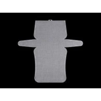 Kanava Pro Háčkování Plastová kanava, mřížka na kabelku 47,5 x 45 cm bílá