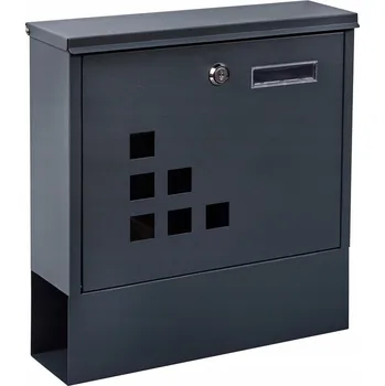 Poštovní schránka Poštovní schránka , s držákem na noviny, šedá TabPrint