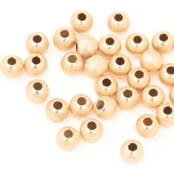 Korálek Crystal-ZONE Korálek kulička MAT 4mm Ag925 rose gold