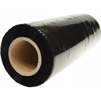 Obalový materiál FÓLIE STRETCH 25 cm 0,7 kg ČERNÁ