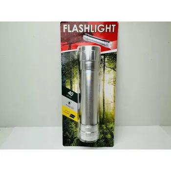 Svítilna SVÍTILNA FLASHLIGHT STŘÍBRNÁ