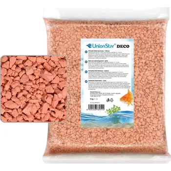 Akvarijní štěrk růžový 5 kg DECO