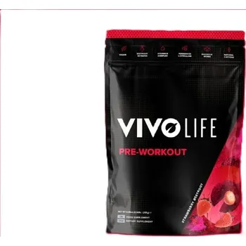 VIVO Life Pre-Workout nápoj - jahoda a řepa, 255 g