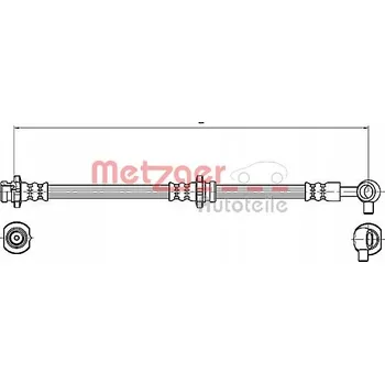Brzdová hadice Metzger 4110131 Brzdová hadice