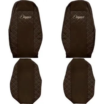 Potah sedadla Kožené autopotahy Volvo FH5, hnědé