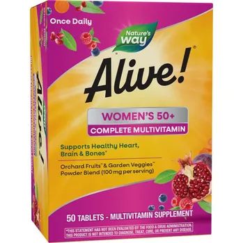 Fitness strava Nature's Way Natures Way Alive! Women’s 50+ Complete Multivitamin 50 tablet