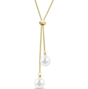 Řetízek PARIS 2375 pozlacený řetízek s perlovými korály Ellami