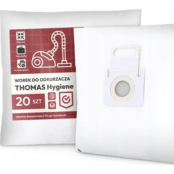 Sáček do vysavače 20x SÁČEK do VYSAVAČE Thomas Hygiene SYNTETICKÝ Sáčky FILTRAČNÍ G9