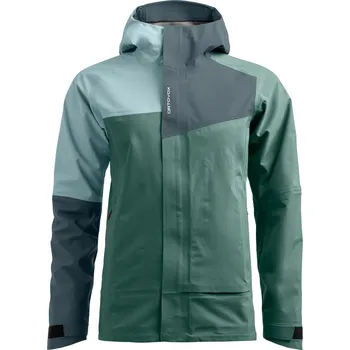 Pánská větrovka Dámská Bunda Ortovox Seceda 3L Jacket Women's Barva: Arctic Grey, Velikost: XL