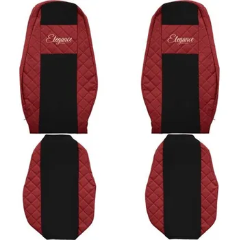 Potah sedadla Kožené autopotahy Volvo FH5, červené