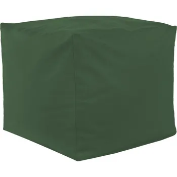 Taburet Taburetka Tmavězelená ekokůže