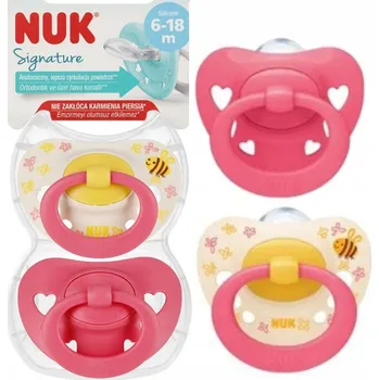 dudlíky Anatomický silikonový Dudlík NUK 6 měsíců +