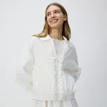 Reserved - Nylonová bomber bunda - bílá - 567GC-00X - 567GC-00X-S