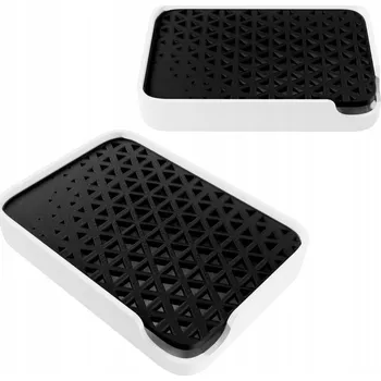 Mýdlenka Volně stojící Mýdlenka Printz bílá, černý plast