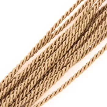 Příze CZ Šňůrka atlasová kroucená 2mm béžová