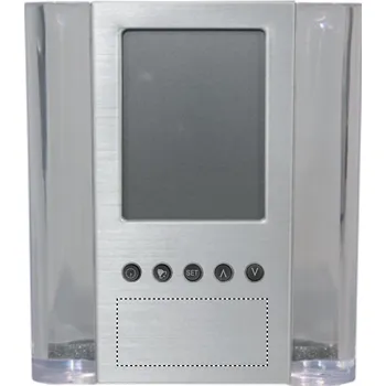 Budík Hodiny a budík 5 BELOW DISPLAY, 20x45mm Tamponový tisk, 2 barvy