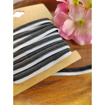 Paspulka / kédr šíře 8 mm černá