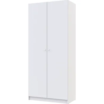 Šatní skříň Skříň Promo s policemi 2 DTD 90x48x204 Bílá