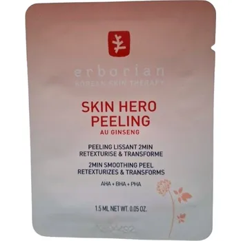 Přípravek na čištění pleti a oči Erborian Skin Hero Peeling vyhlazující gel peeling 1,5 ml