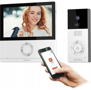 Bezpečnostní kamera Videozvonek ORNO OR-VID-MS-1078 TALOS 4-drát, Tuya Smart, LCD 7"