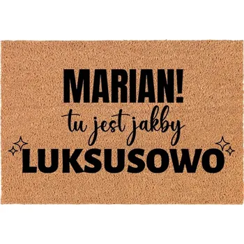 Rohožka Vstupní rohožka 60x40cm Kokosová TADY JE LUXUSNĚ