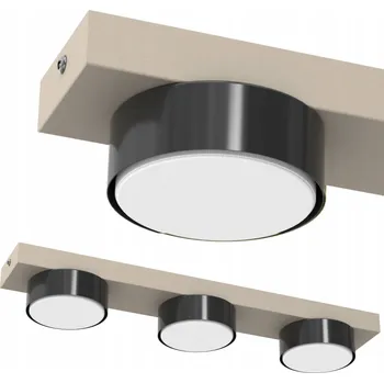 STROPNÍ SVÍTIDLO STROPNÍ SVÍTIDLO LED LOFT GX53 KAŠMÍR ČERNÁ POLSKÁ OZDOBNÁ LAMPA