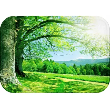 Koupelnová předložka KOUPELNOVÁ PŘEDLOŽKA PROTISKLUZOVÁ ANTIBAKTERIÁLNÍ HIT PRZYRODA TRAWA DRZEWA