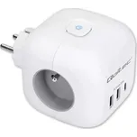 Kostka napájecí prodlužovač 6v1 s osvětleným vypínačem