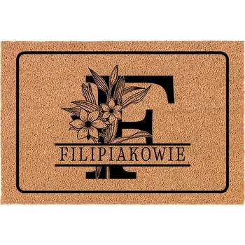 Rohožka Kokosová rohožka hotová 40 x 60 cm